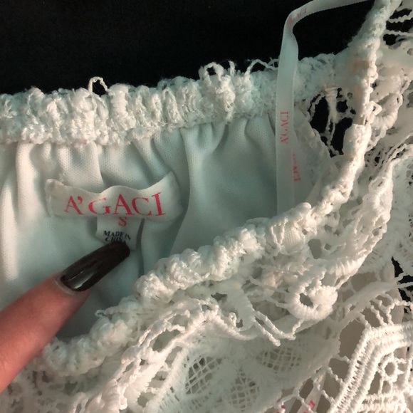 White off the shoulder top - Picture 3 of 3